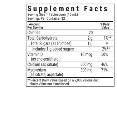 LIQUID CALCIUM MAGNESIUM CITRATE & VITAMIN D3